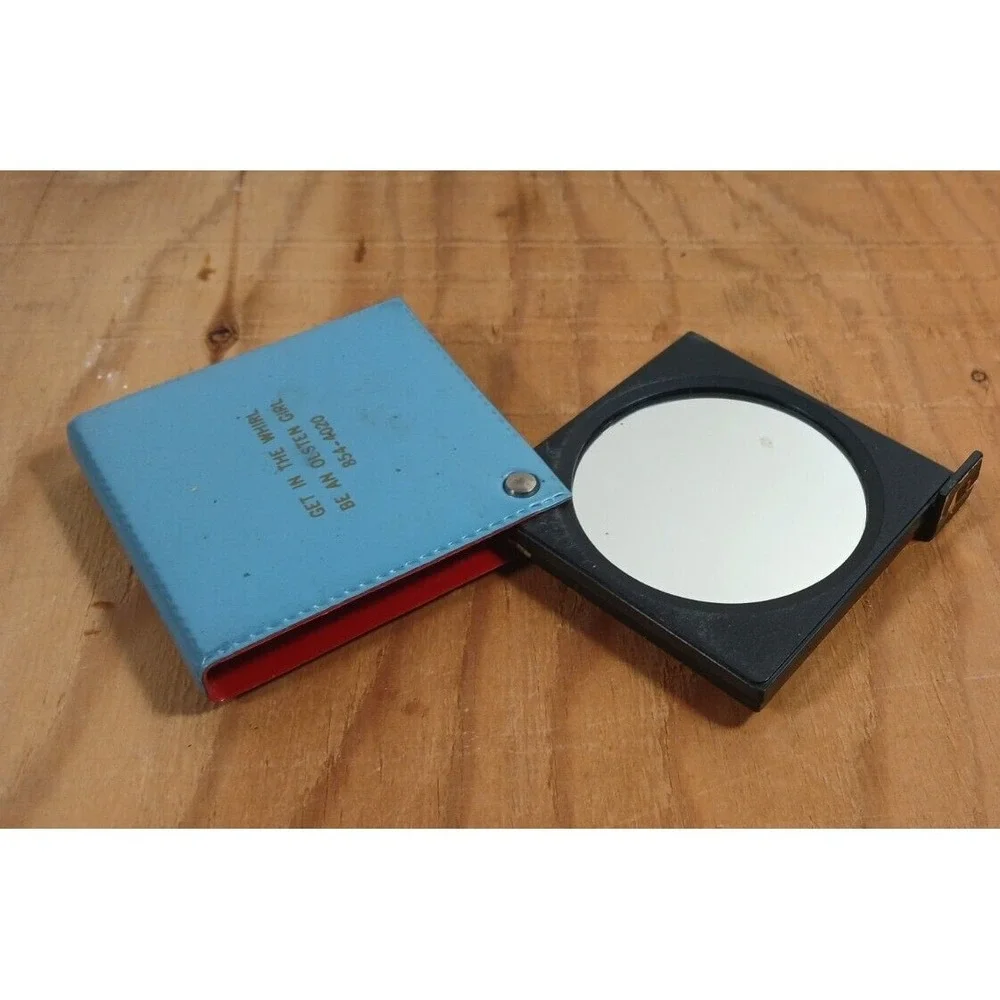 Vintage Compact Mirror Be an Osten Girl Advertising Promo 3 IN.